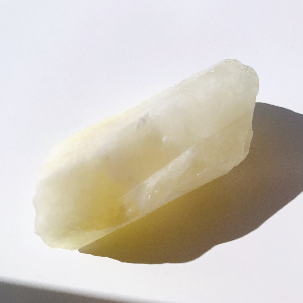 レモンクォーツ(サルファ入り水晶)原石