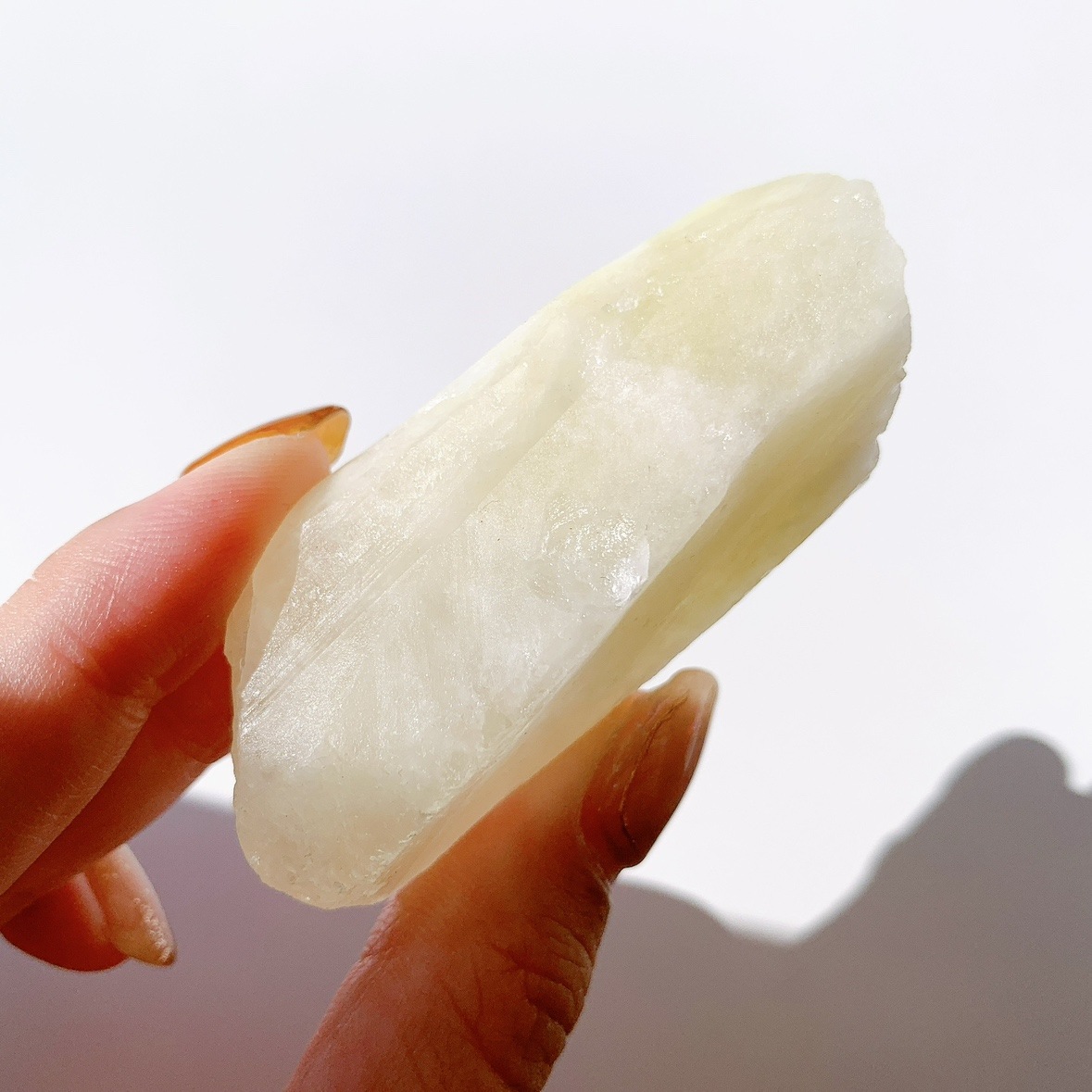 レモンクォーツ(サルファ入り水晶)原石