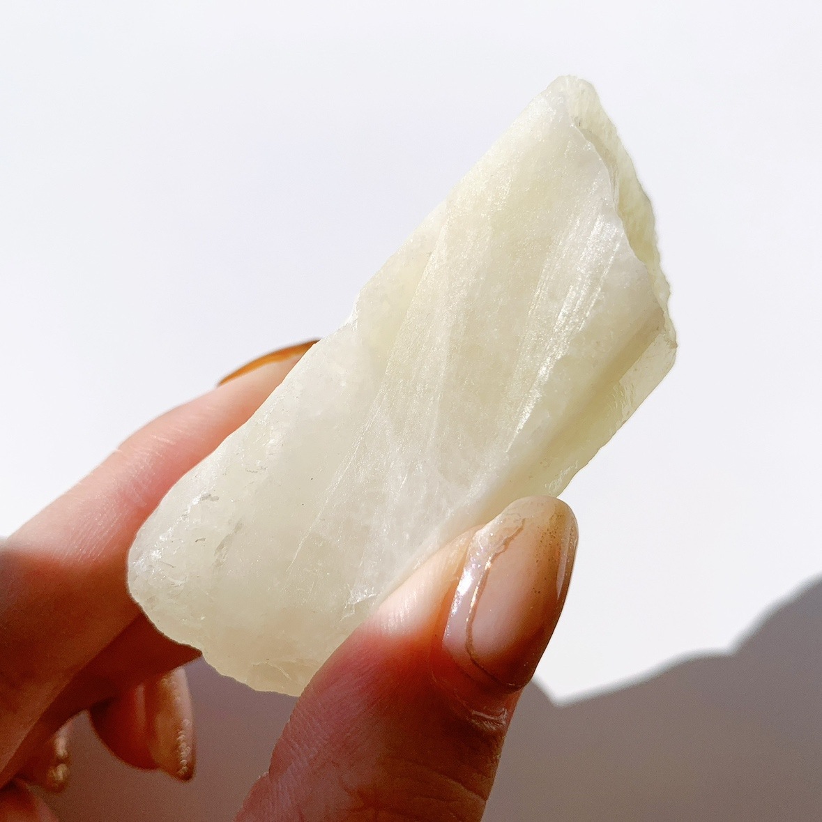 レモンクォーツ(サルファ入り水晶)原石