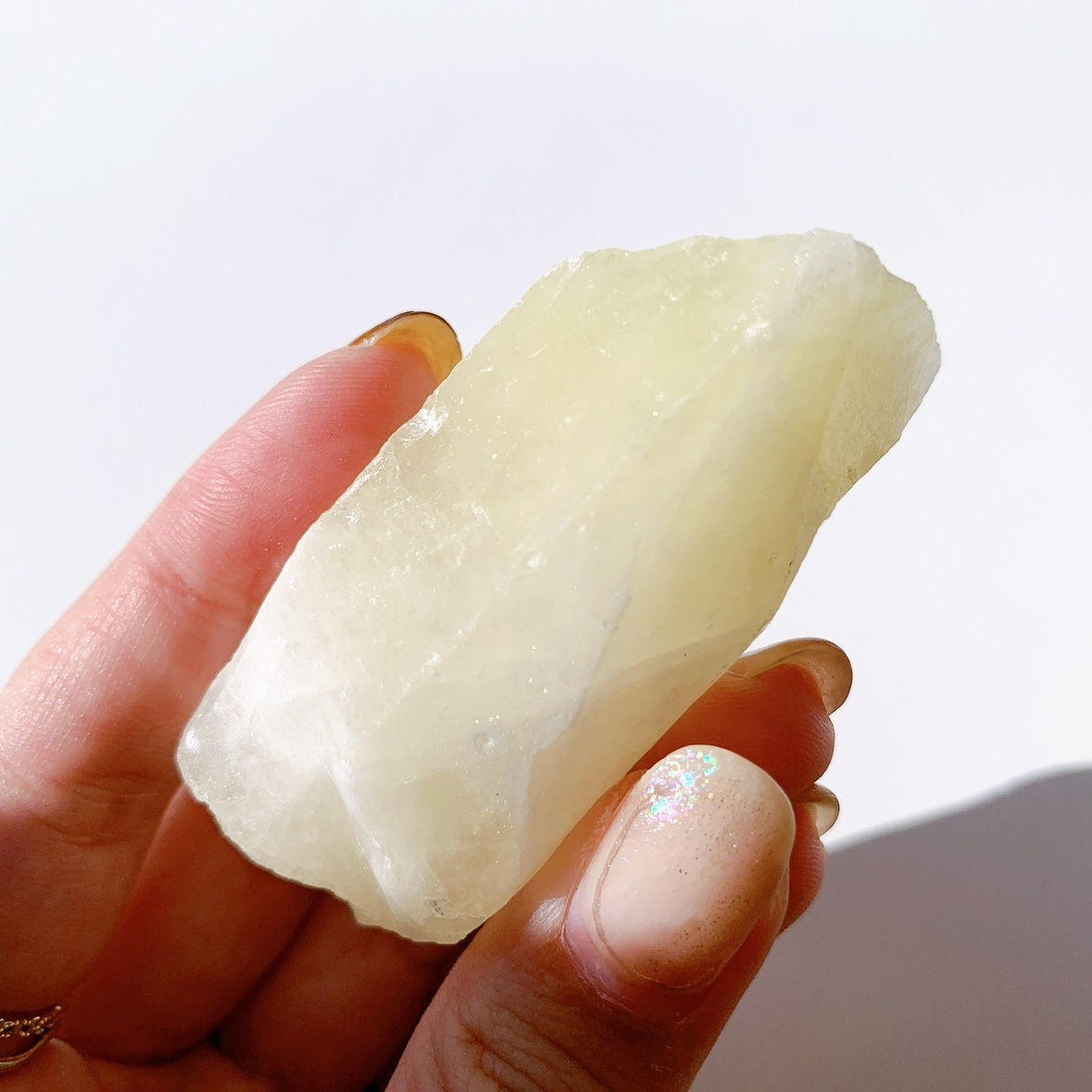 レモンクォーツ(サルファ入り水晶)原石