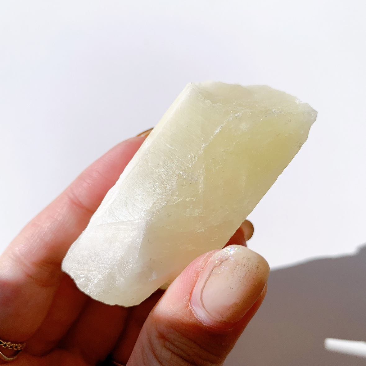 レモンクォーツ(サルファ入り水晶)原石