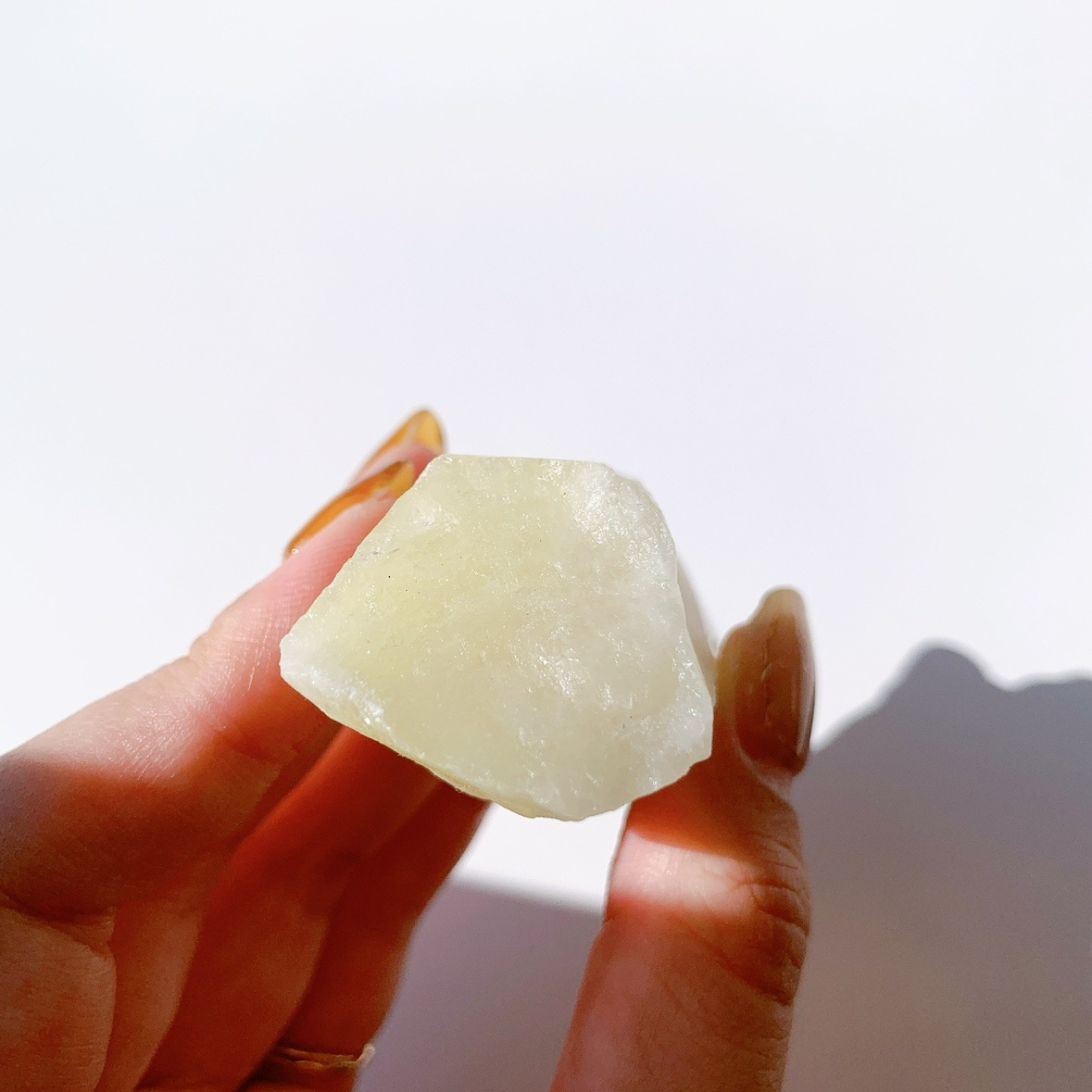 レモンクォーツ(サルファ入り水晶)原石