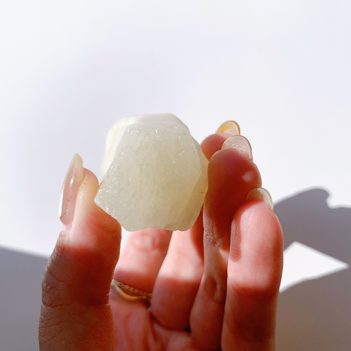 レモンクォーツ(サルファ入り水晶)原石