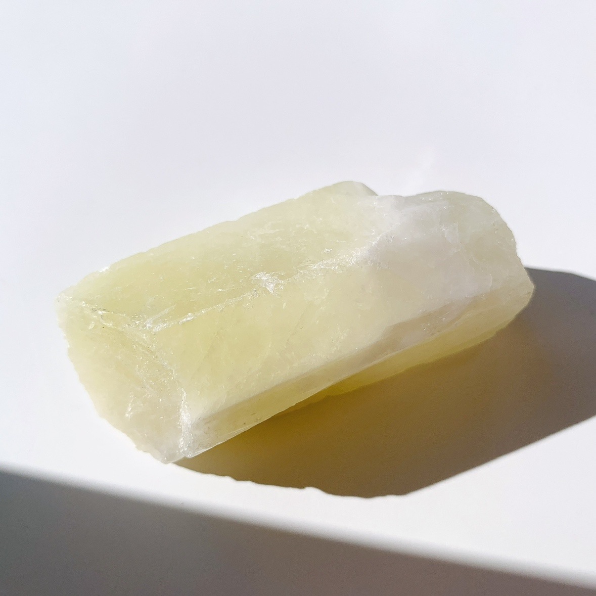 レモンクォーツ(サルファ入り水晶)原石