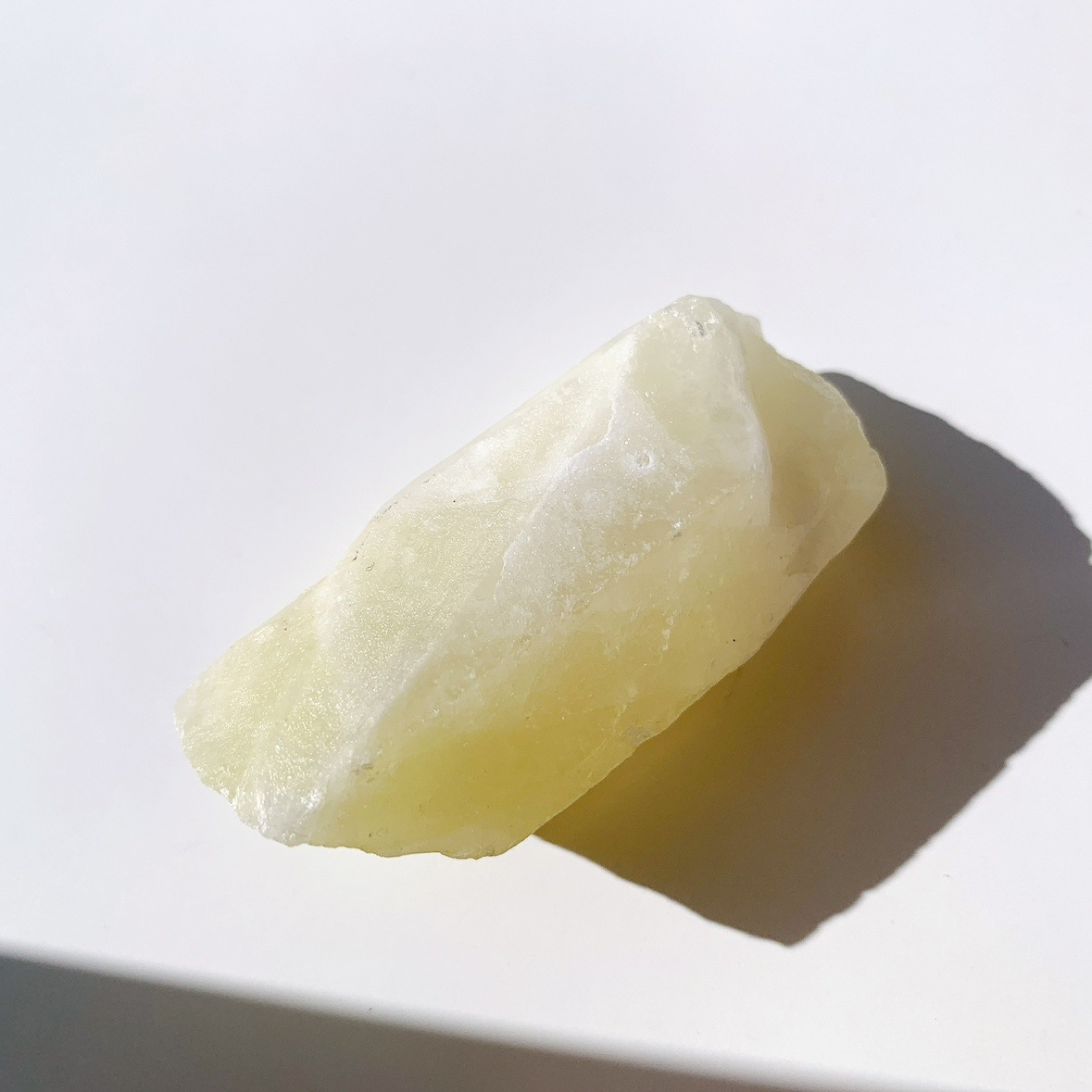 レモンクォーツ(サルファ入り水晶)原石