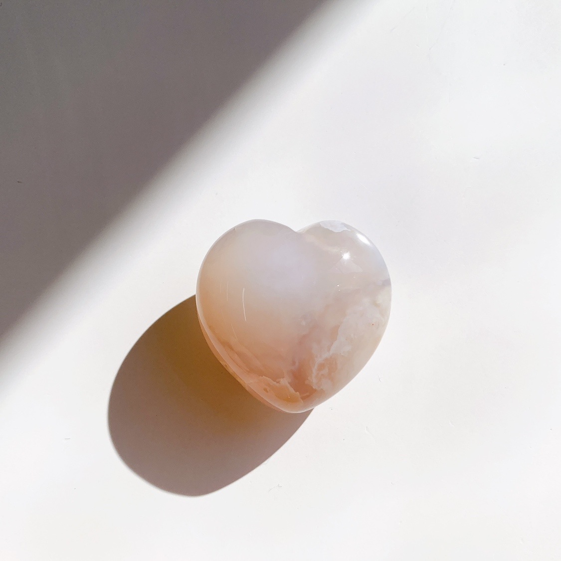 さくらアゲート ハート型 小