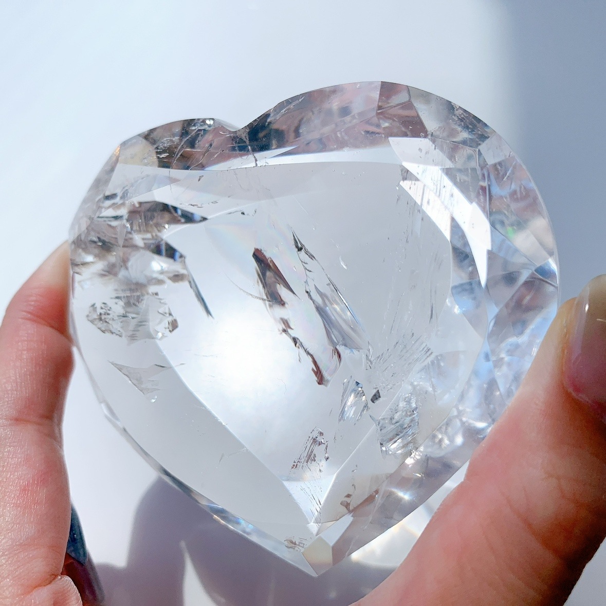 レムリアンシード　ハート　ハートシェイプ　レムリアンクリスタル レムリアン水晶 ハート型 | ハート型 | Crystals by Purely