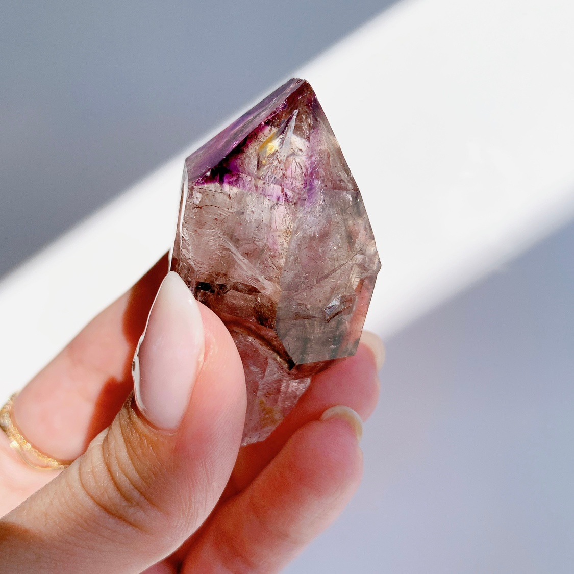 大きなエレスチャル水晶 ブランドバーグ産 大きなエレスチャル水晶 ブランドバーグ産 大きなエレスチャル