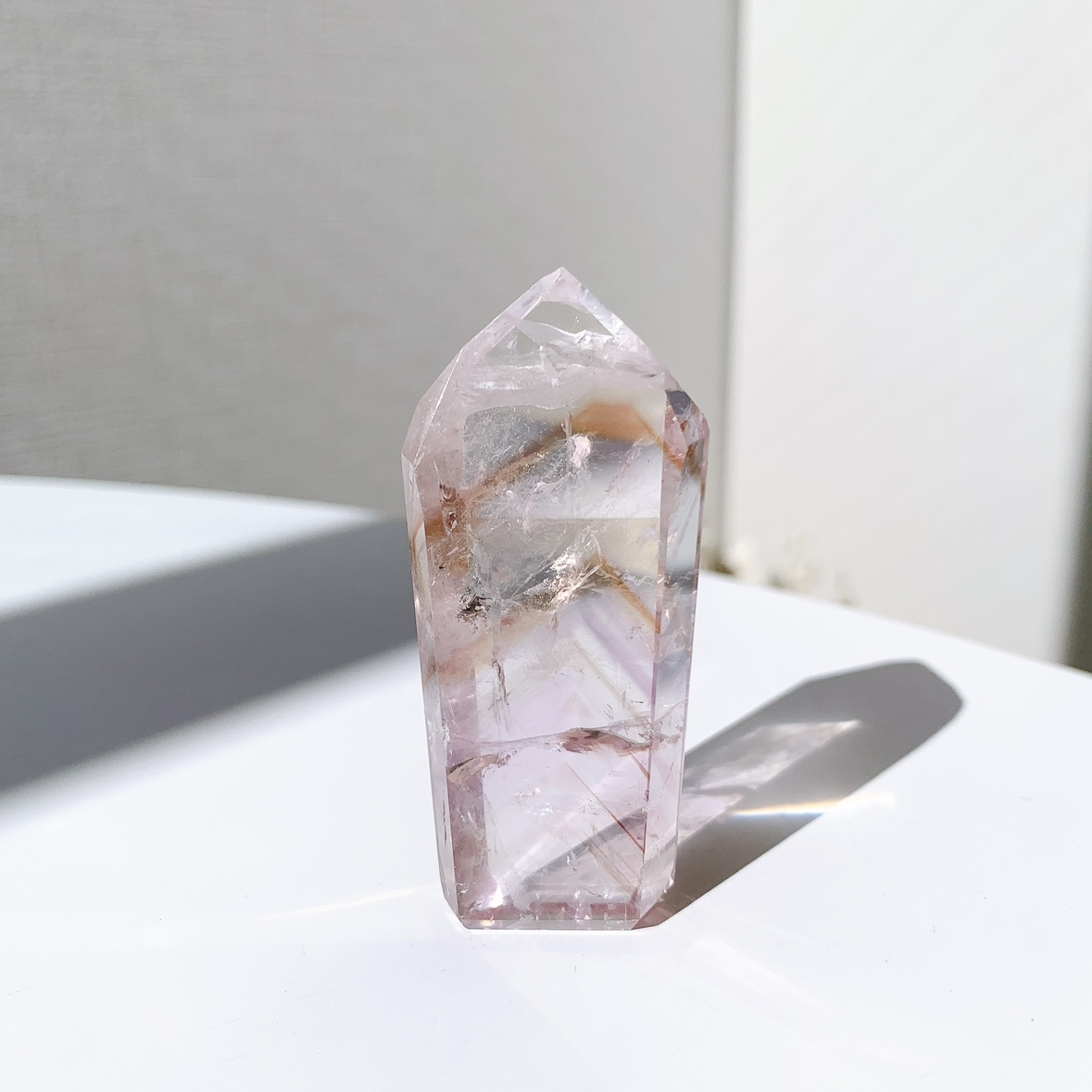 パウエライトファントムアメジスト ポイント | ポイント | Crystals by