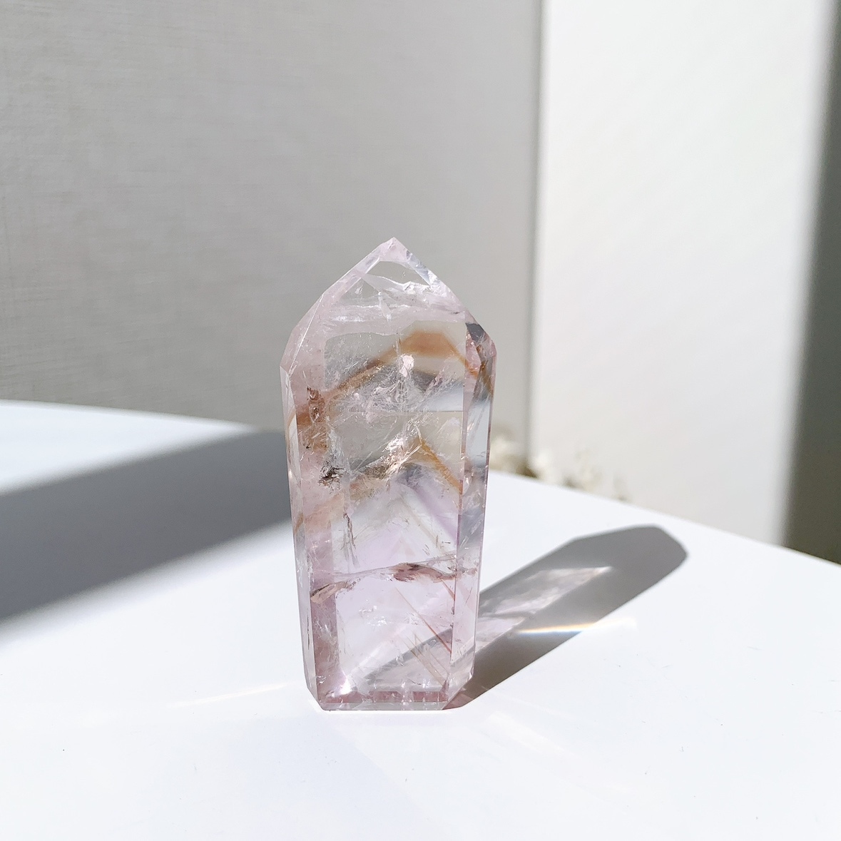 パウエライトファントムアメジスト ポイント | ポイント | Crystals by