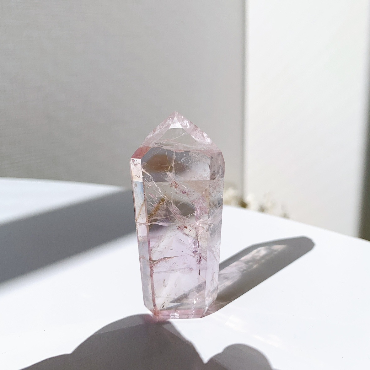 【激レア】希少　天然石　パウエライト入りアメシスト パウエライトファントムアメジスト ポイント | ポイント | Crystals by