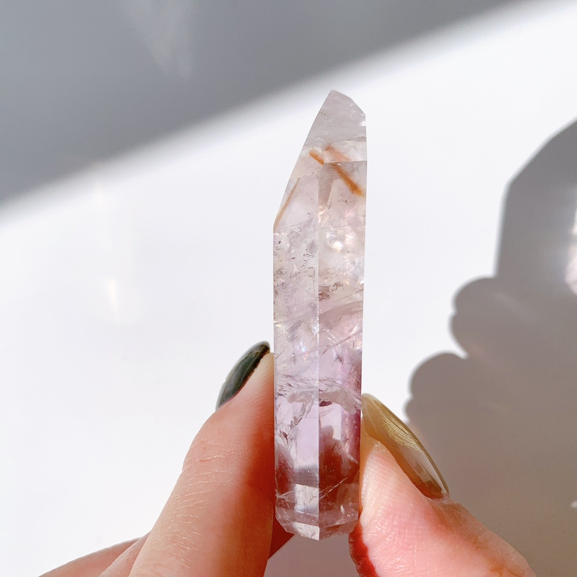 パウエライトファントムアメジスト ポイント | ポイント | Crystals by