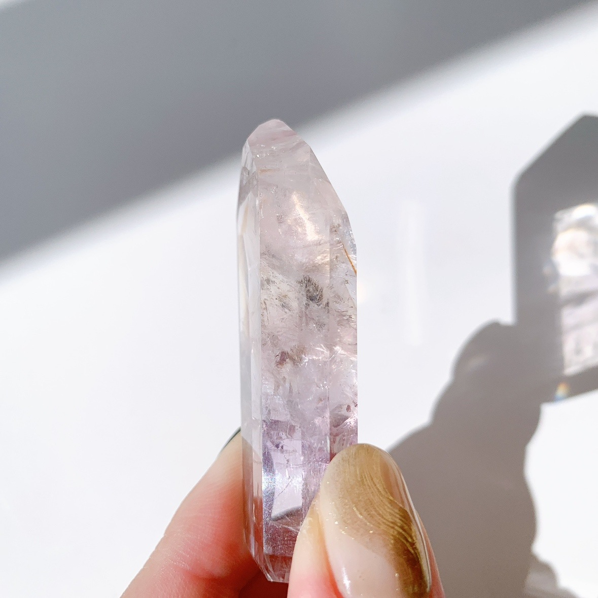 パウエライトファントムアメジスト ポイント | ポイント | Crystals by