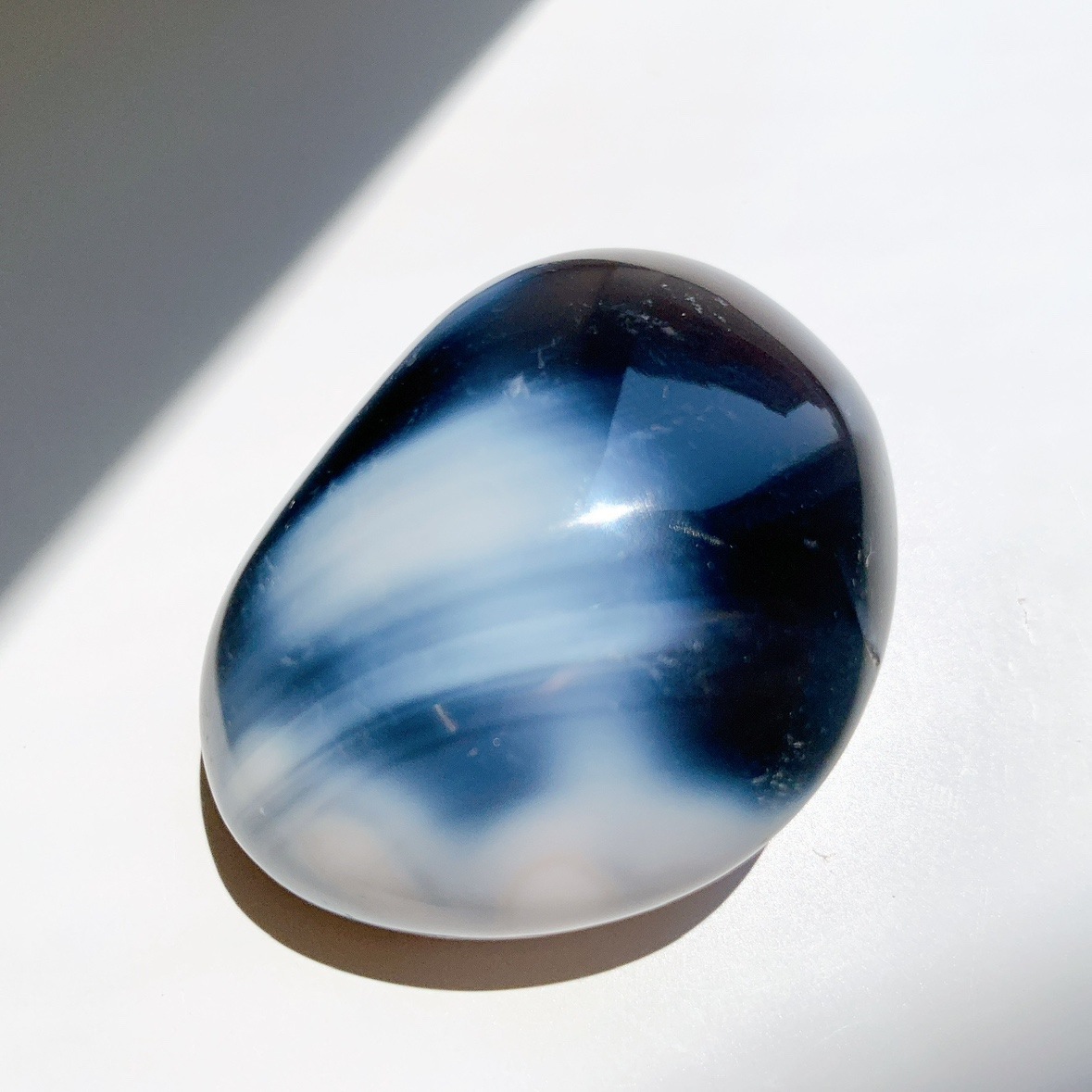 オルカアゲート にぎり石