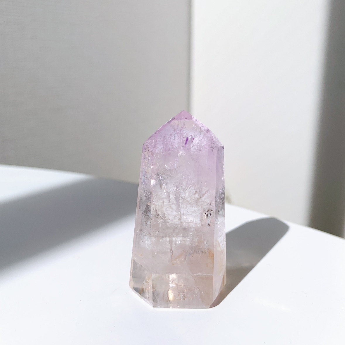 パウエライトファントムアメジスト ポイント | ポイント | Crystals by