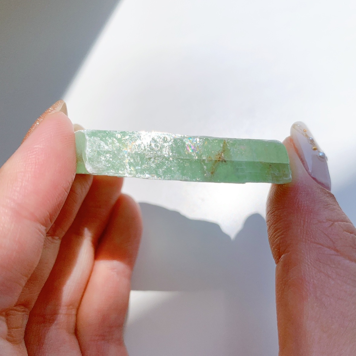 グリーンカルサイト原石ブロック | 原石 | Crystals by Purely