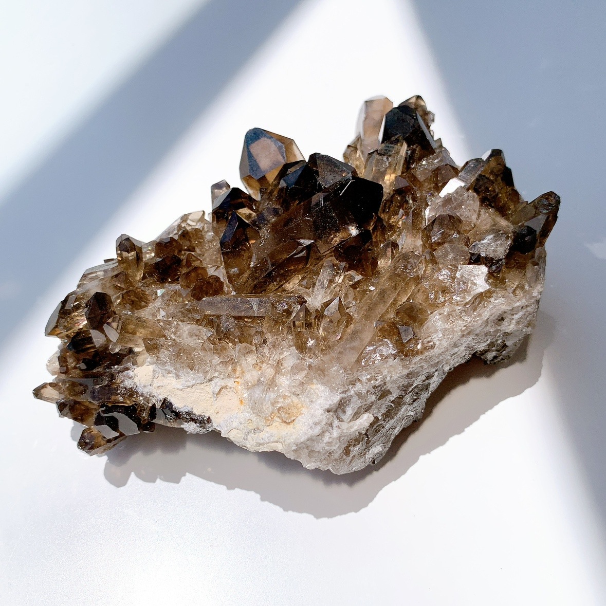 スモーキークォーツ クラスター