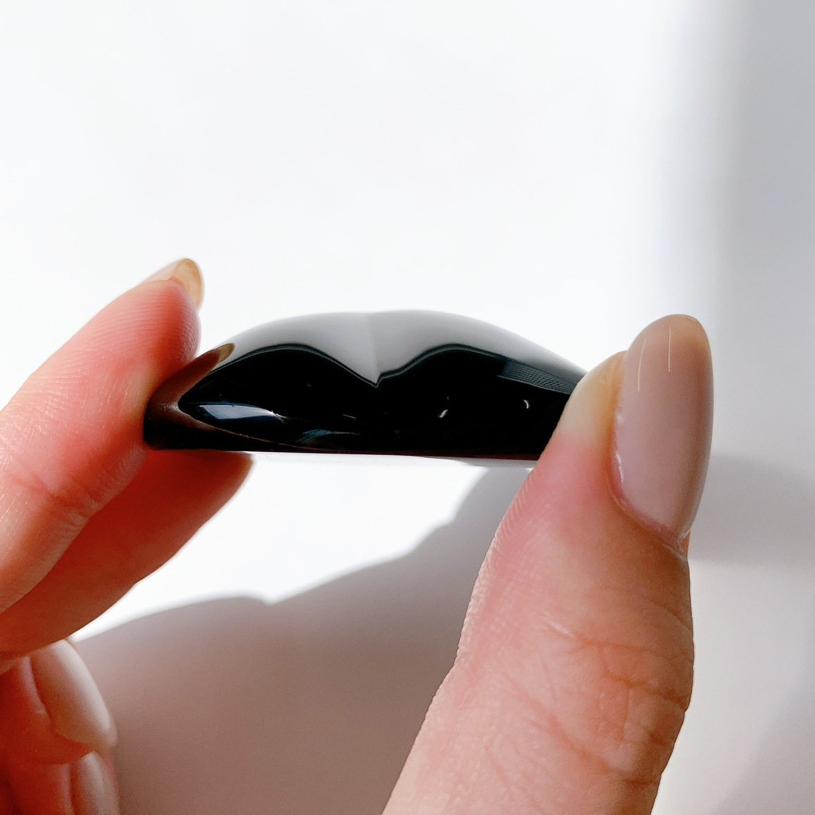 skygrayです ブルーオブシディアン ハート♡型 skygrayです ブルー