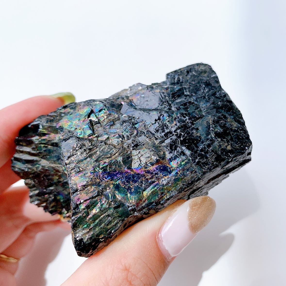 レインボーブラックトルマリン 原石 | 原石 | Crystals by Purely