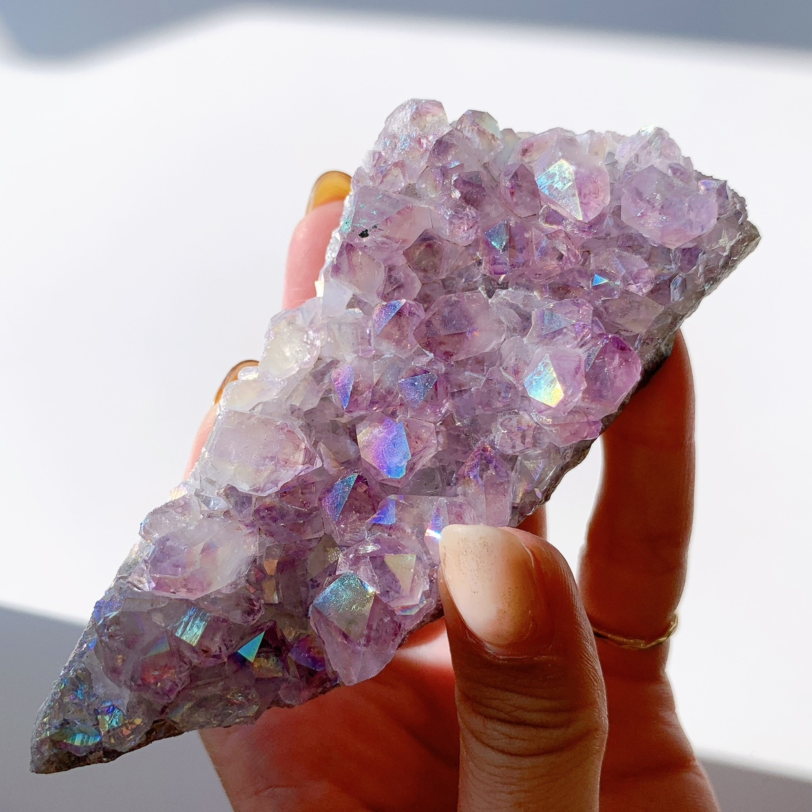 オーロラアメジスト クラスター | 原石 | Crystals by Purely
