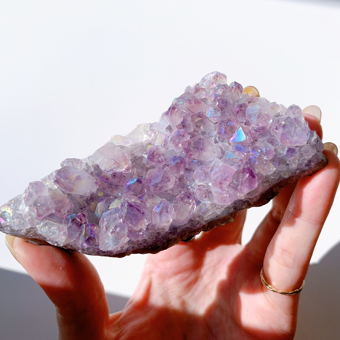 超お得 アメジストクラスター 計18個 まとめ売り オーロラアメジスト