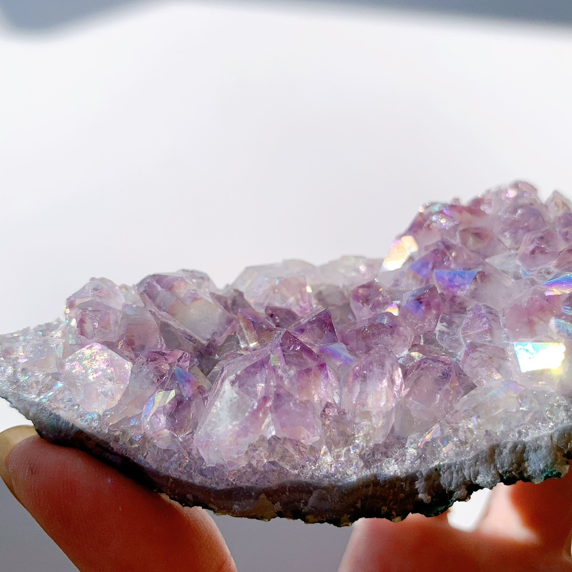 オーロラアメジスト クラスター | 原石 | Crystals by Purely