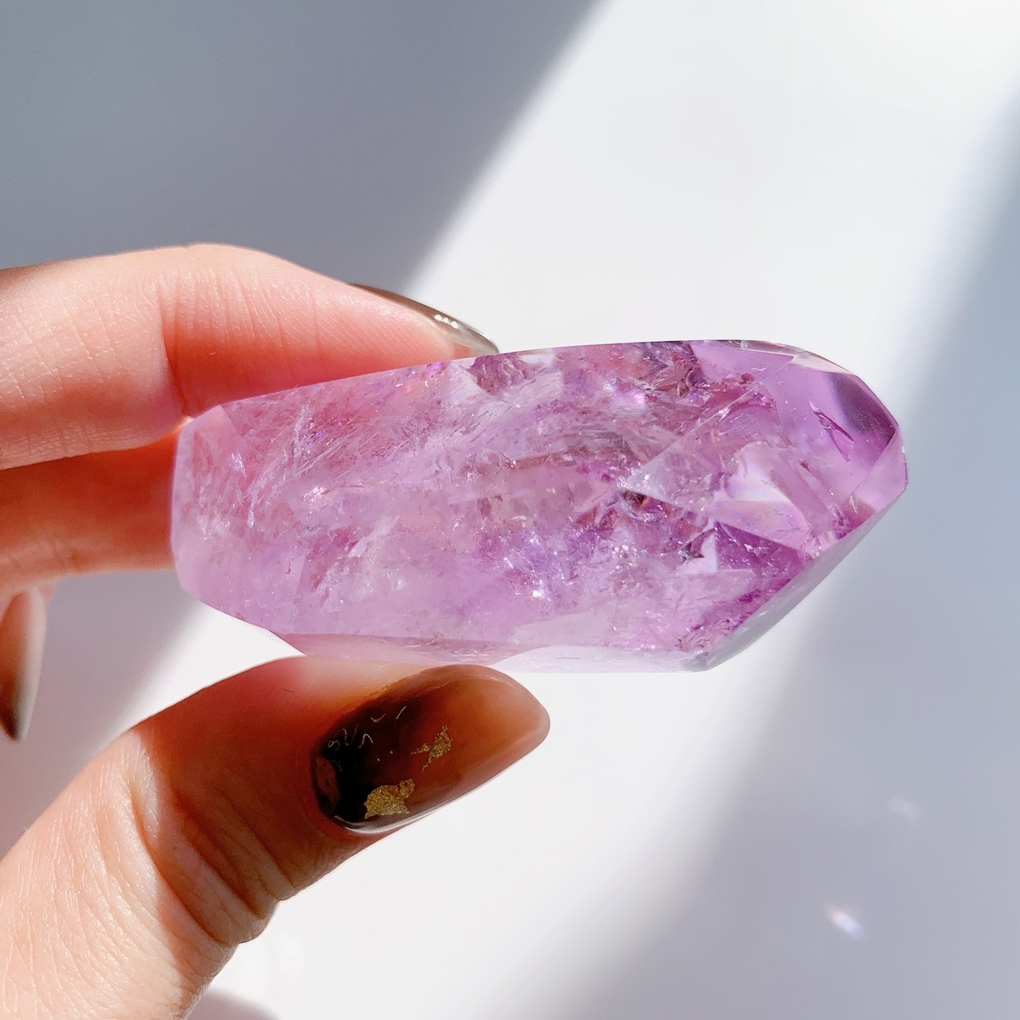 レインボーアメジスト ラフカットポリッシュ