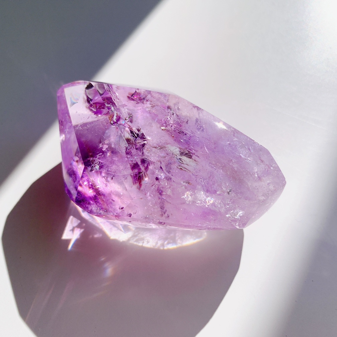 レインボーアメジスト ラフカットポリッシュ