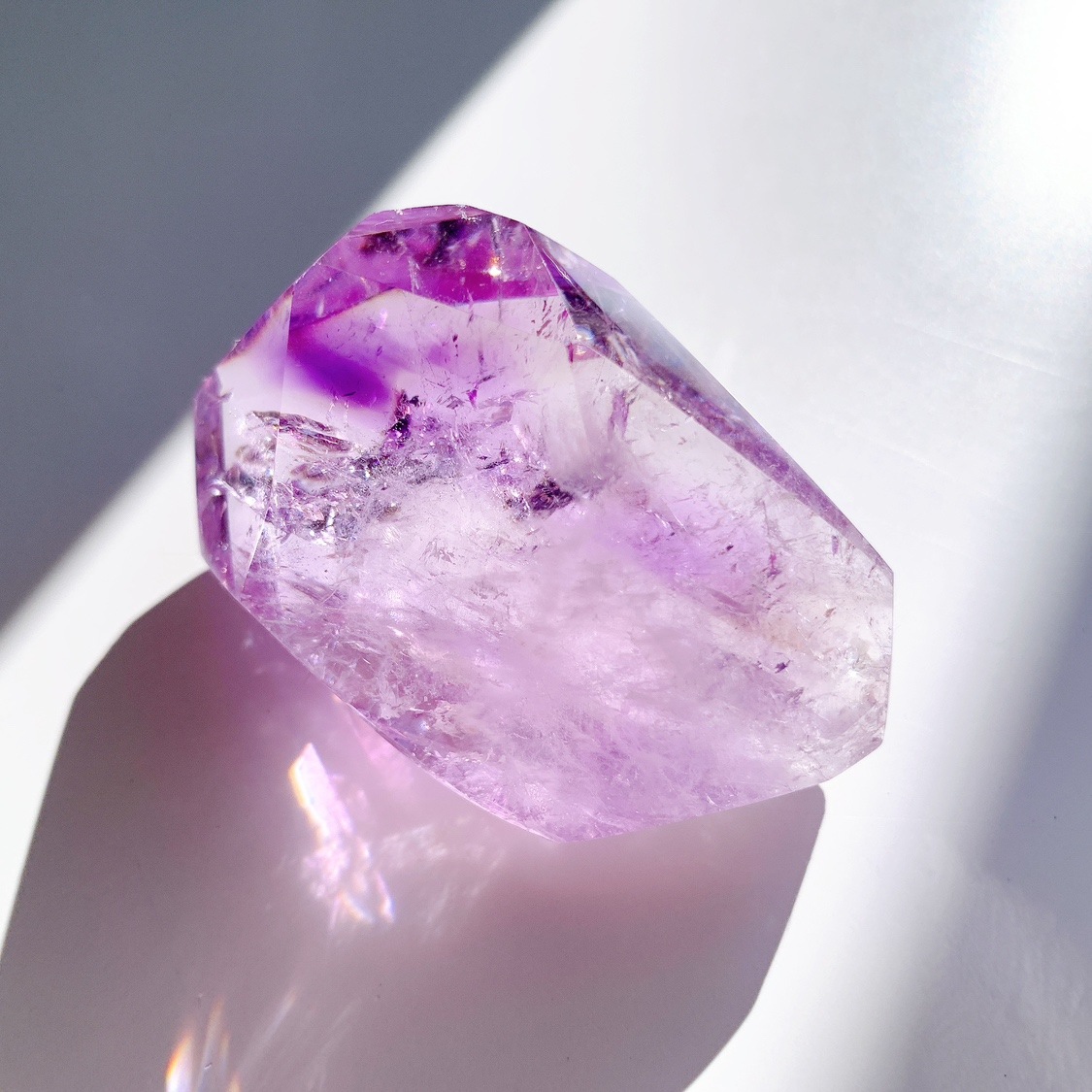 レインボーアメジスト ラフカットポリッシュ