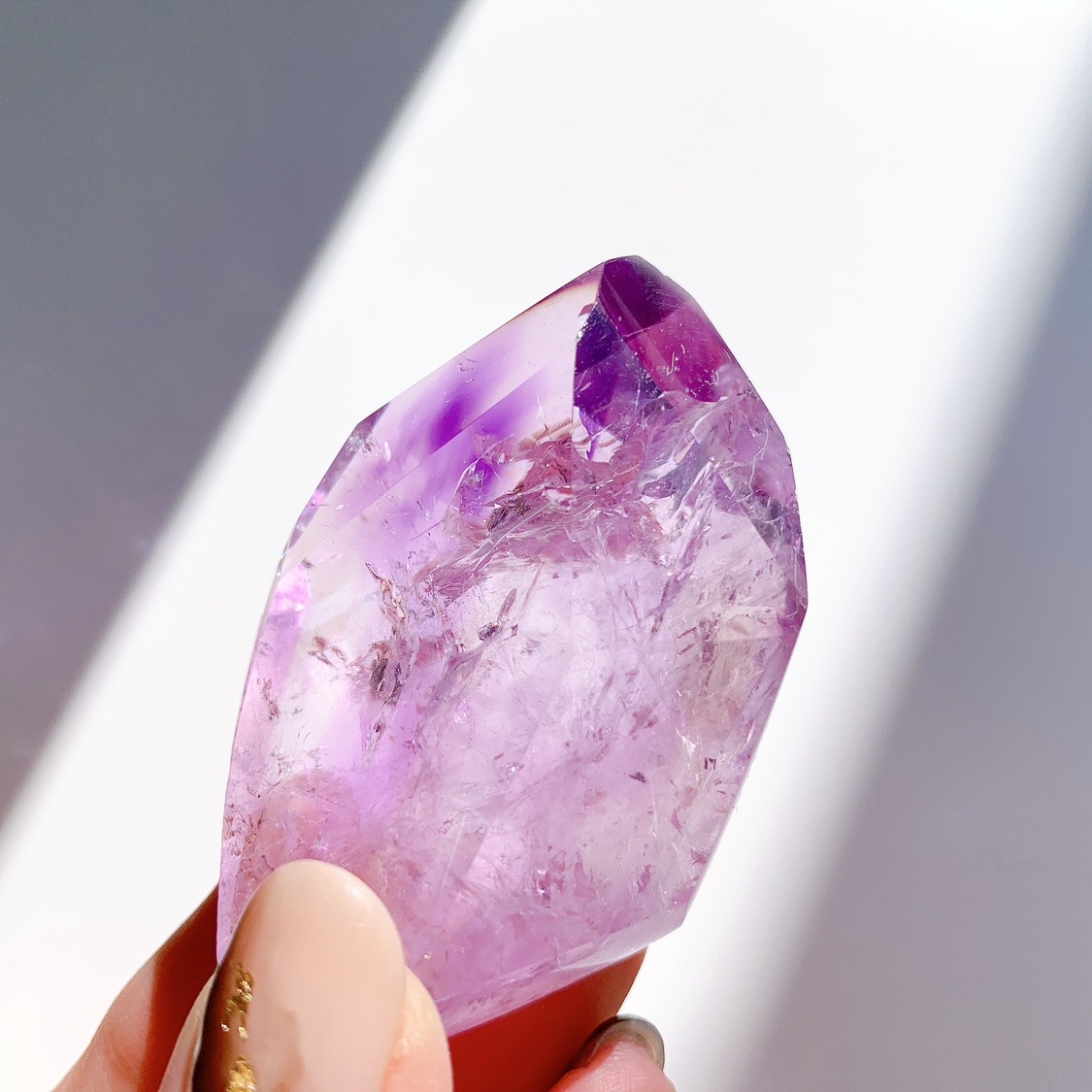 レインボーアメジスト ラフカットポリッシュ