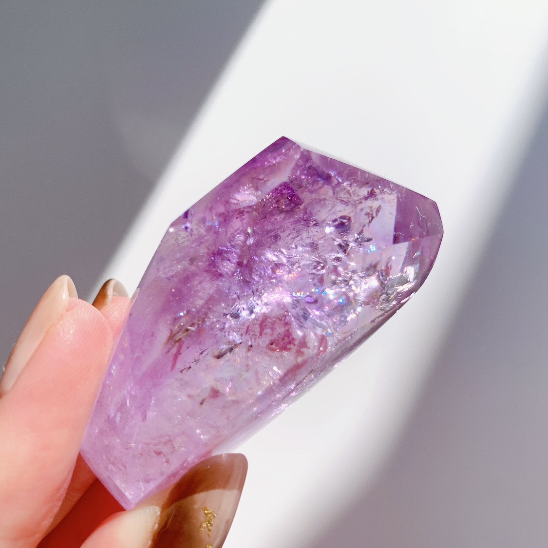 レインボーアメジスト ラフカットポリッシュ