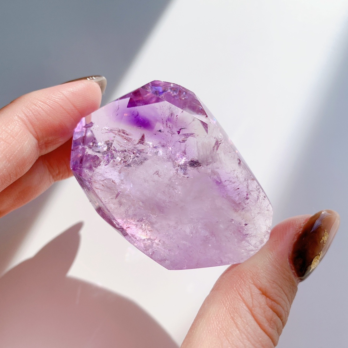 レインボーアメジスト ラフカットポリッシュ