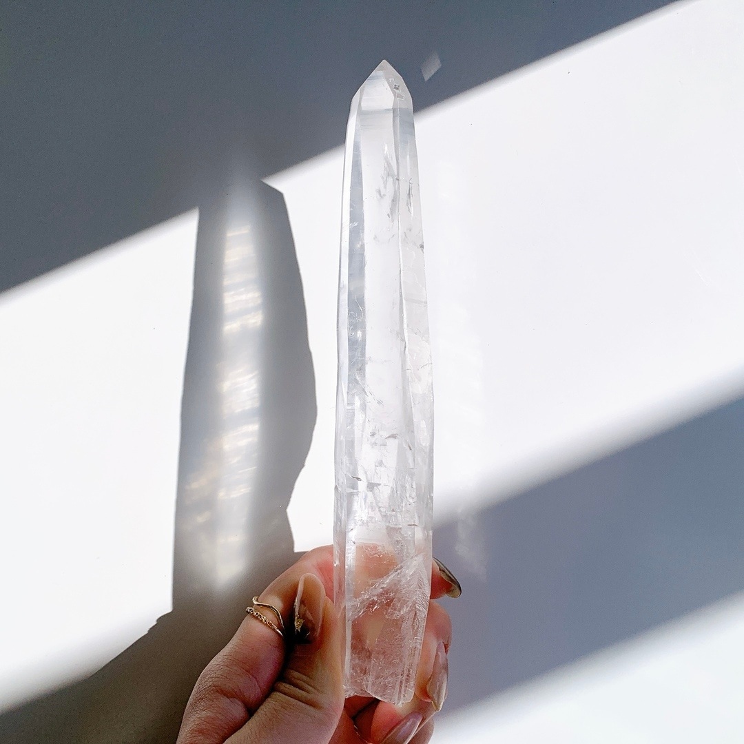 水晶　原石　ポイント　レーザークォーツ 水晶 原石 ポイント レーザークォーツ