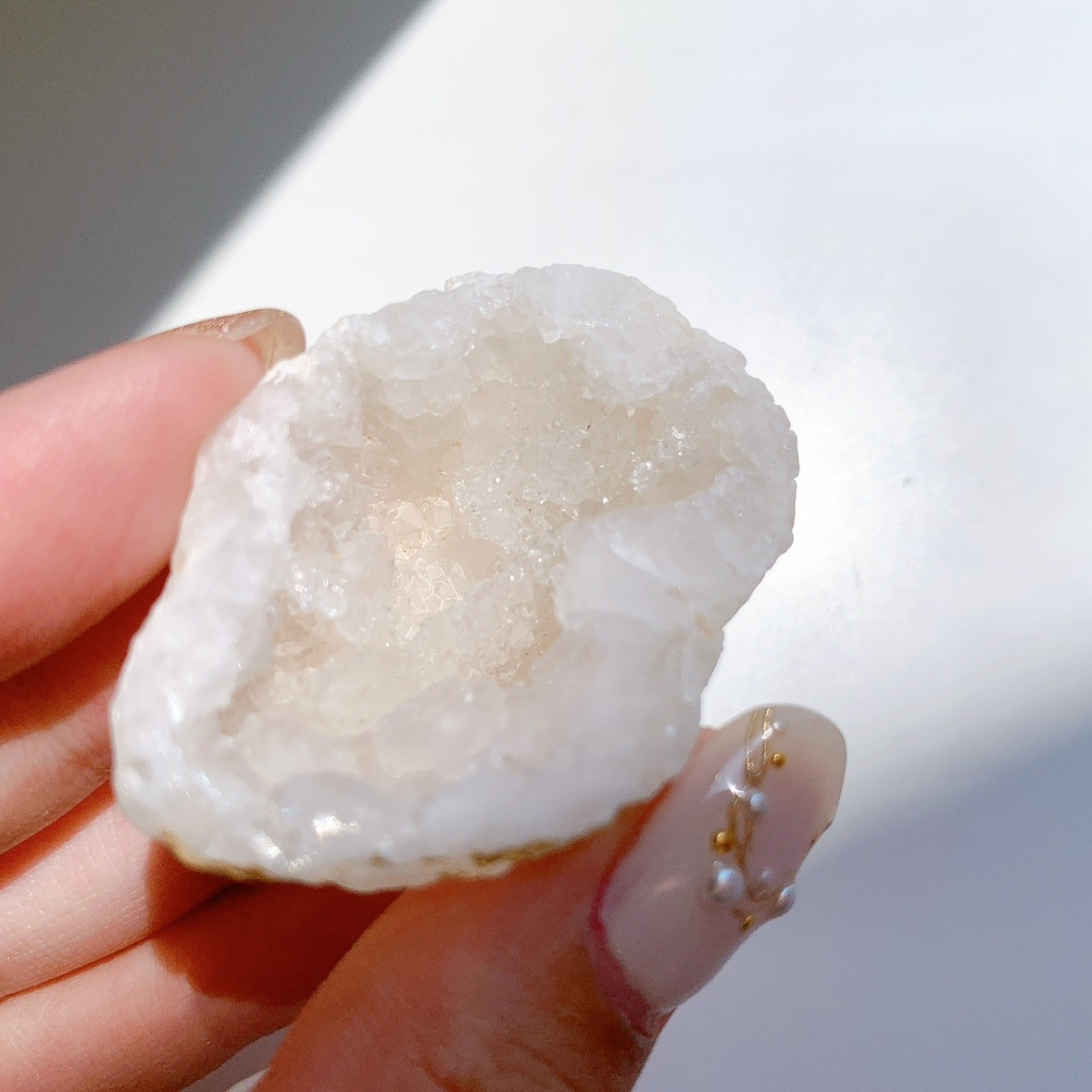 アゲート ジオード原石