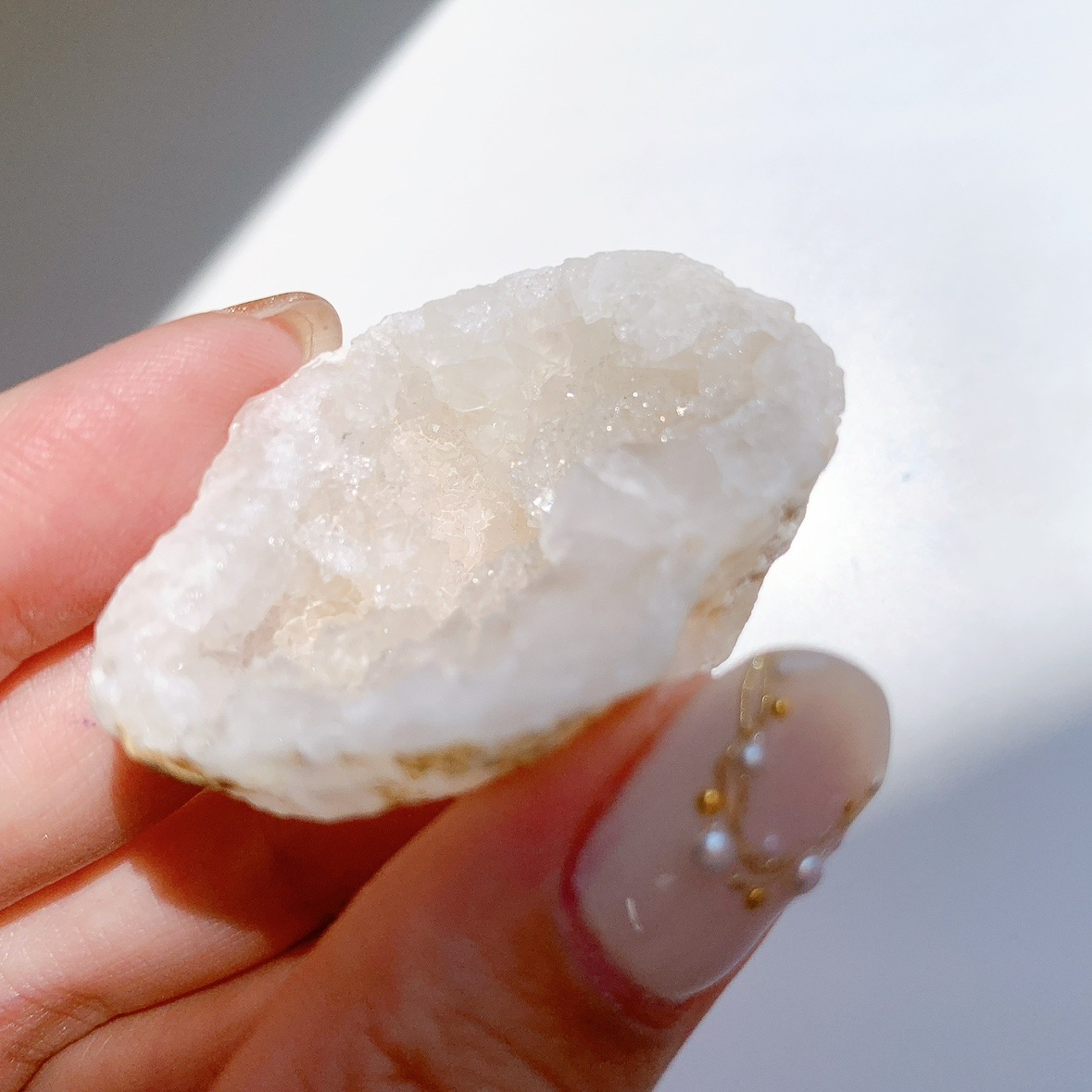 アゲート ジオード原石