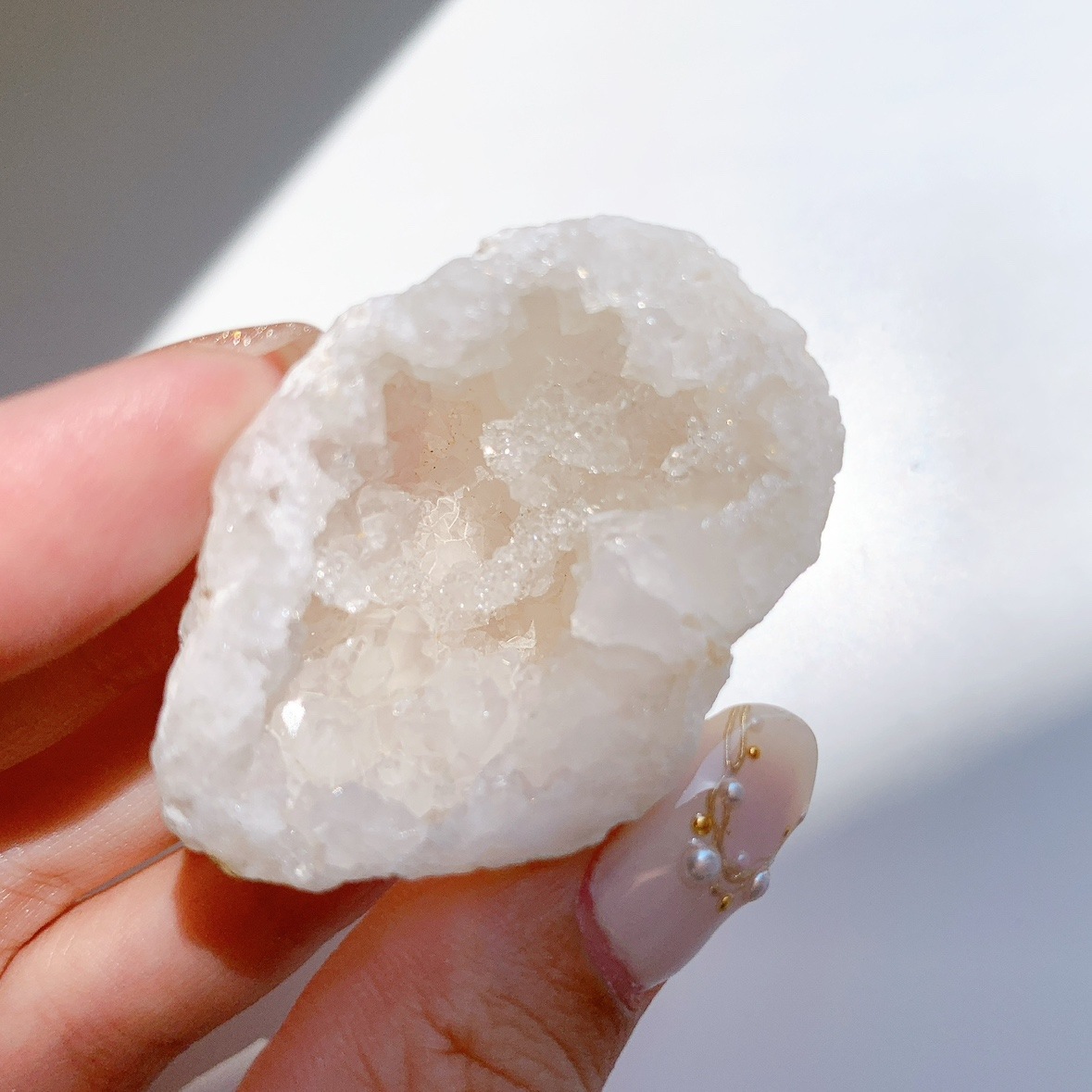 アゲート ジオード原石