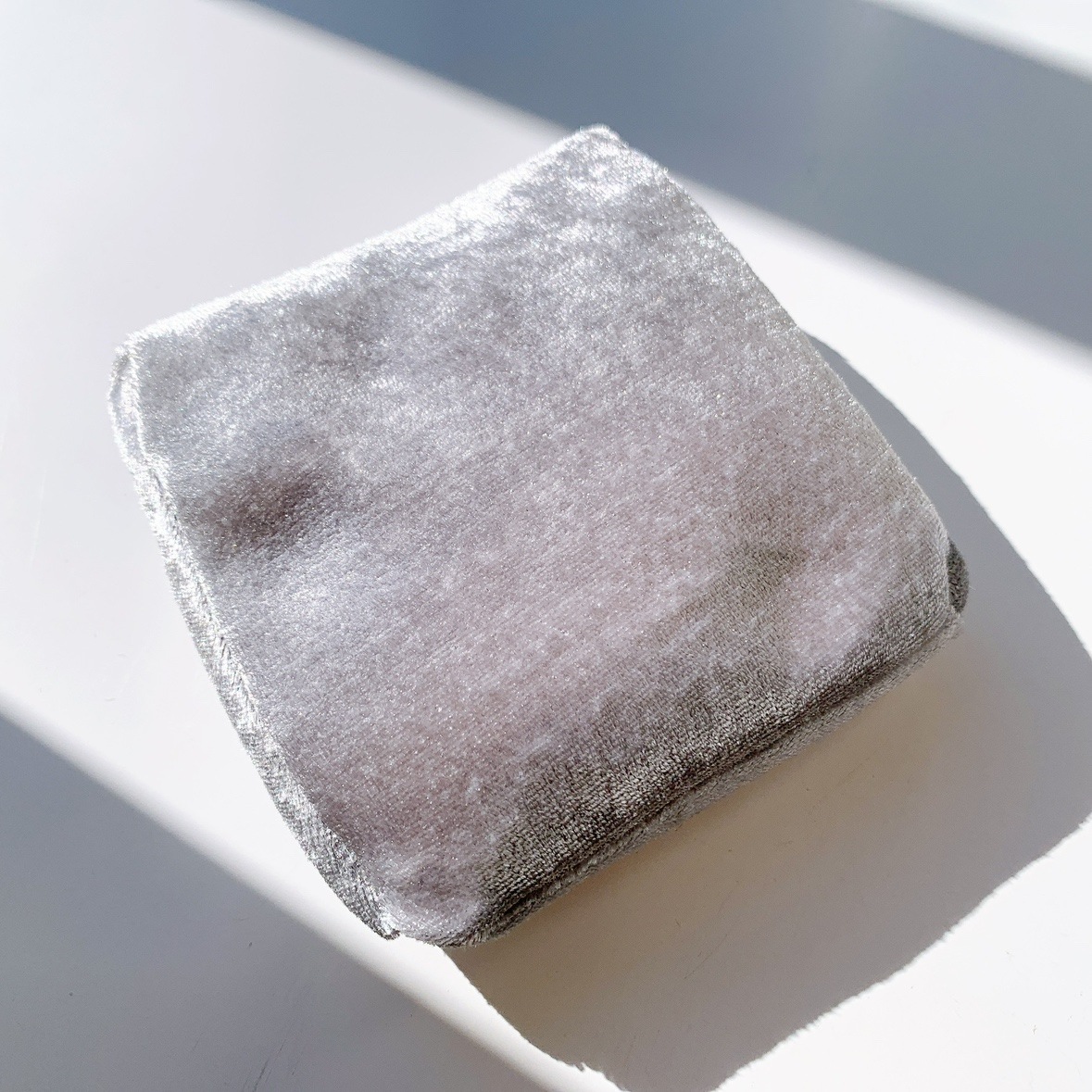 天然石用クッション Sサイズ シルバー