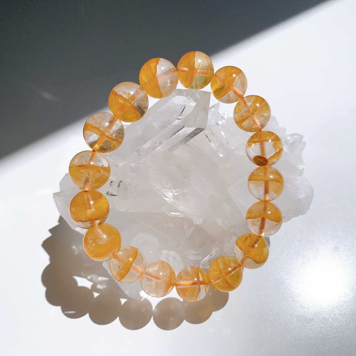 リモナイト水晶 ブレスレット