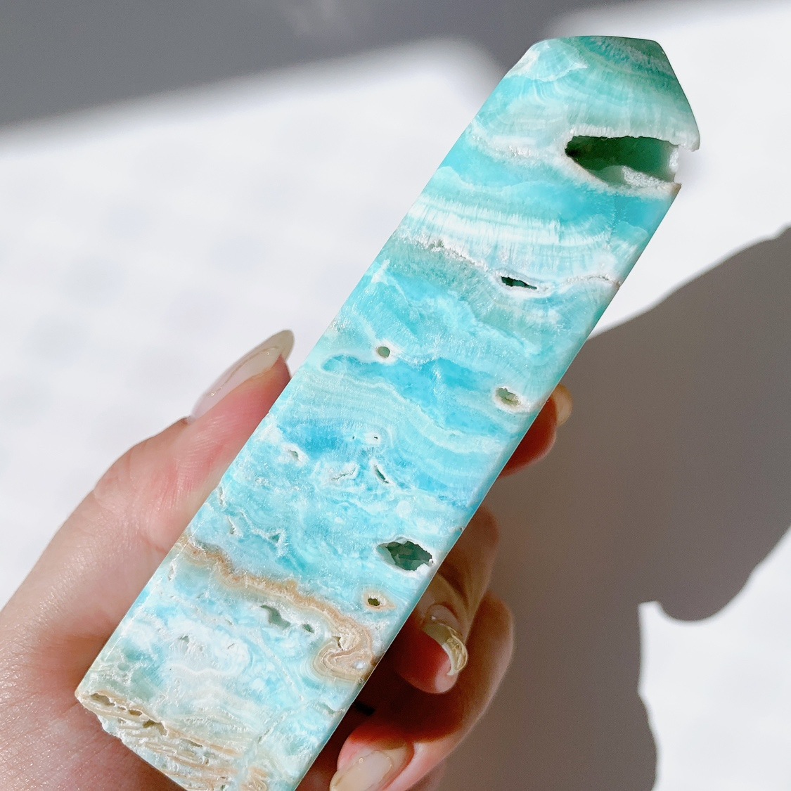 カリビアンカルサイト ポイント | ポイント | Crystals by Purely