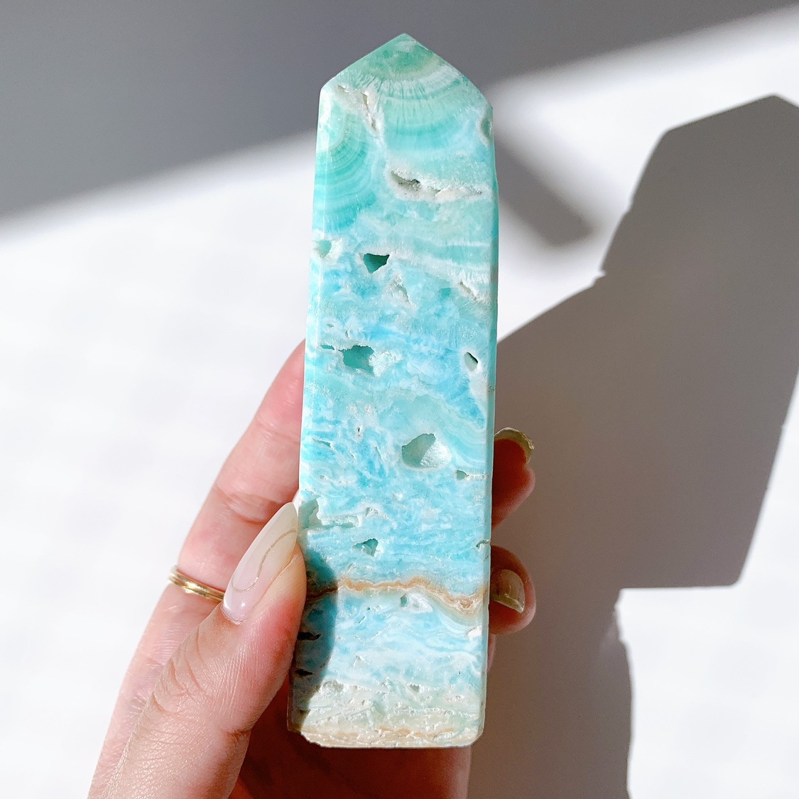 方解石 calcite カルサイト ポイント カリビアンカルサイト ポイント | ポイント | Crystals by Purely