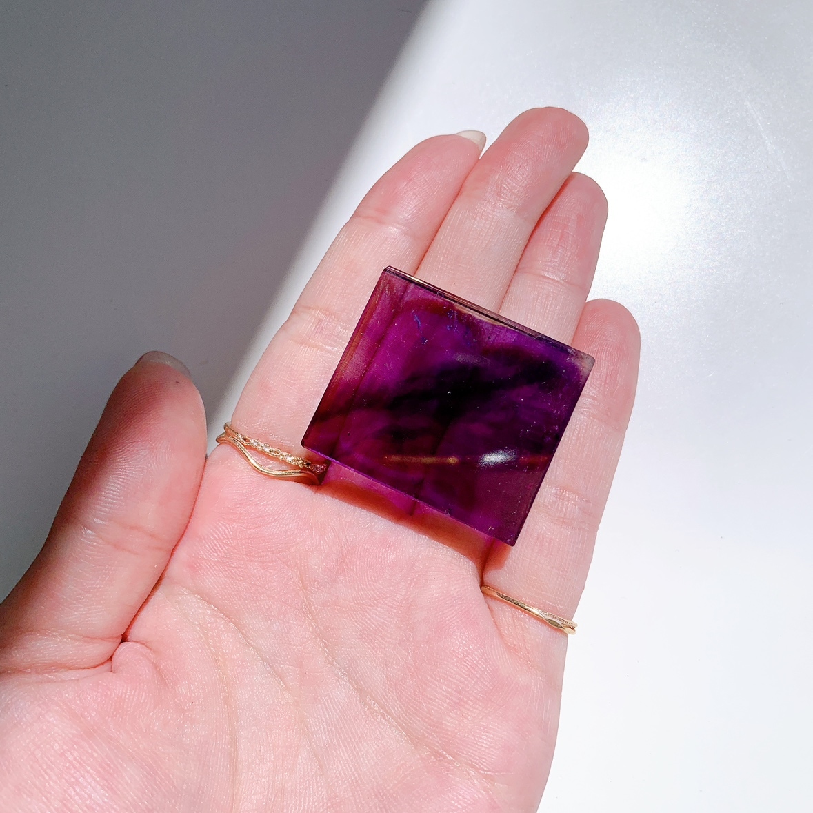 アメジスト　ポリッシュ ブラジル・バイーア産 アメジスト ポリッシュポイント 179g - メルカリ