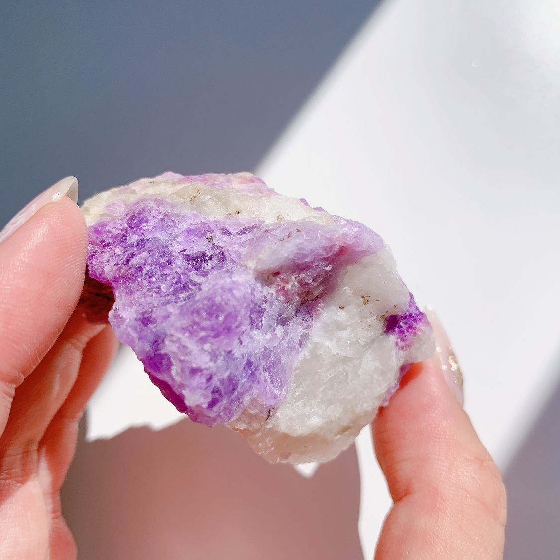 レアカラーハックマナイトとトルマリンの原石5個セット collage_26f9aefd-0955-4b84-