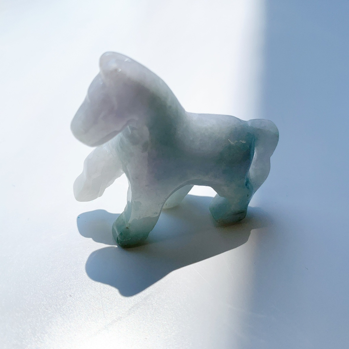 本翡翠彫刻人参如意　縁起物置き物コレクションジェイダイト 翡翠/ジェイダイト - 宝石 - Rafa & Lia