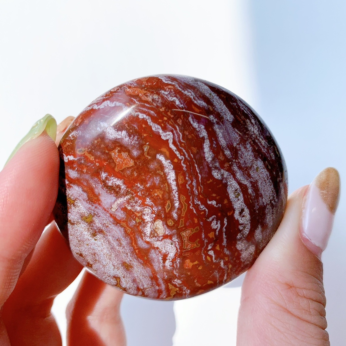 オーシャンジャスパー にぎり石