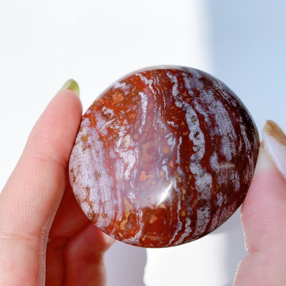 オーシャンジャスパー にぎり石