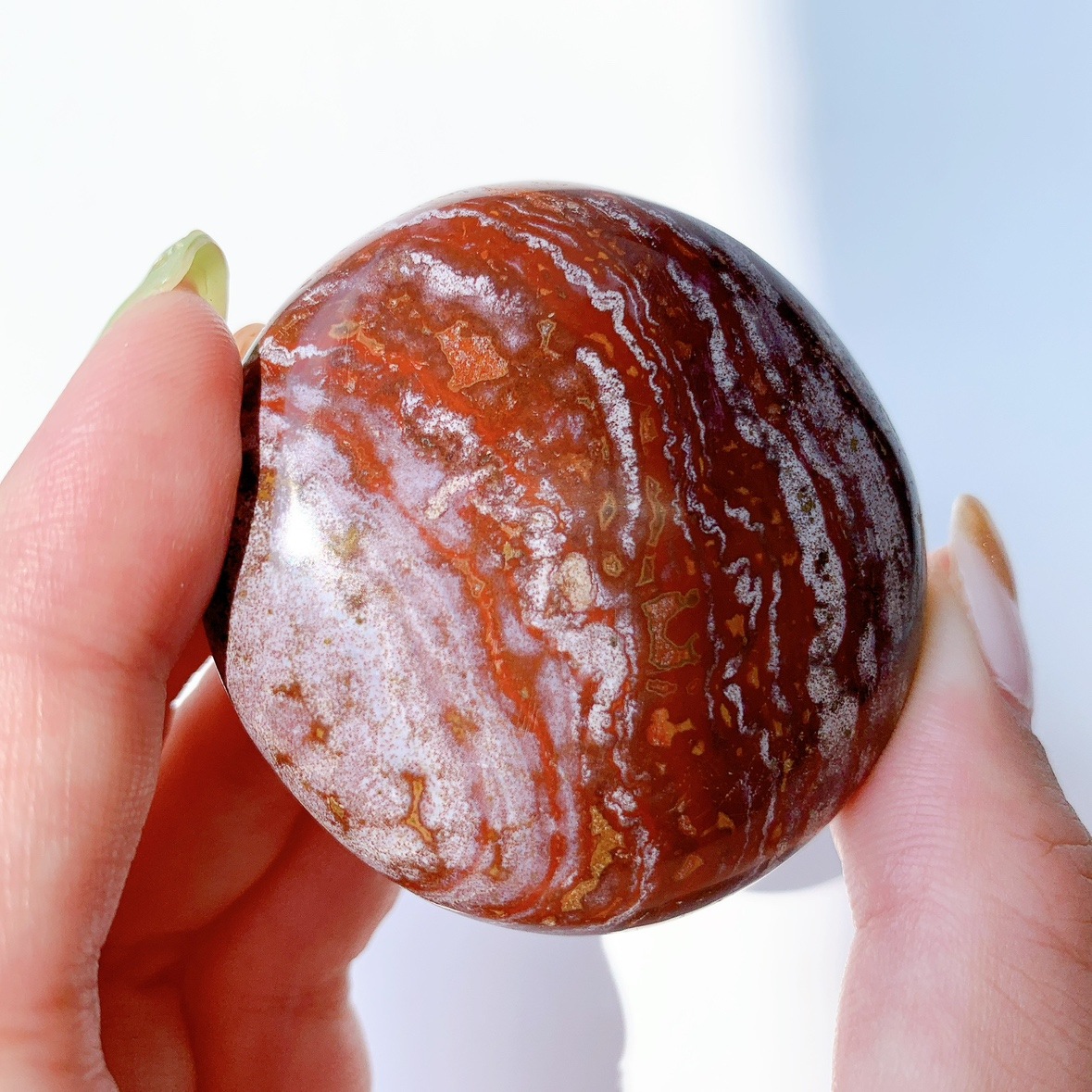 オーシャンジャスパー にぎり石