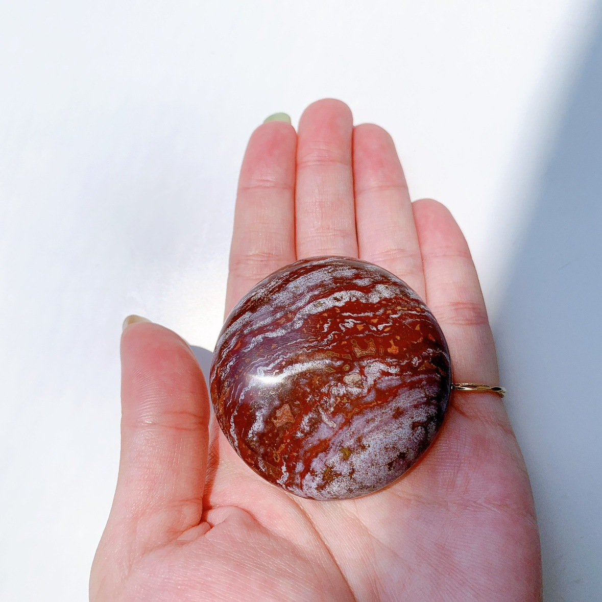 オーシャンジャスパー にぎり石