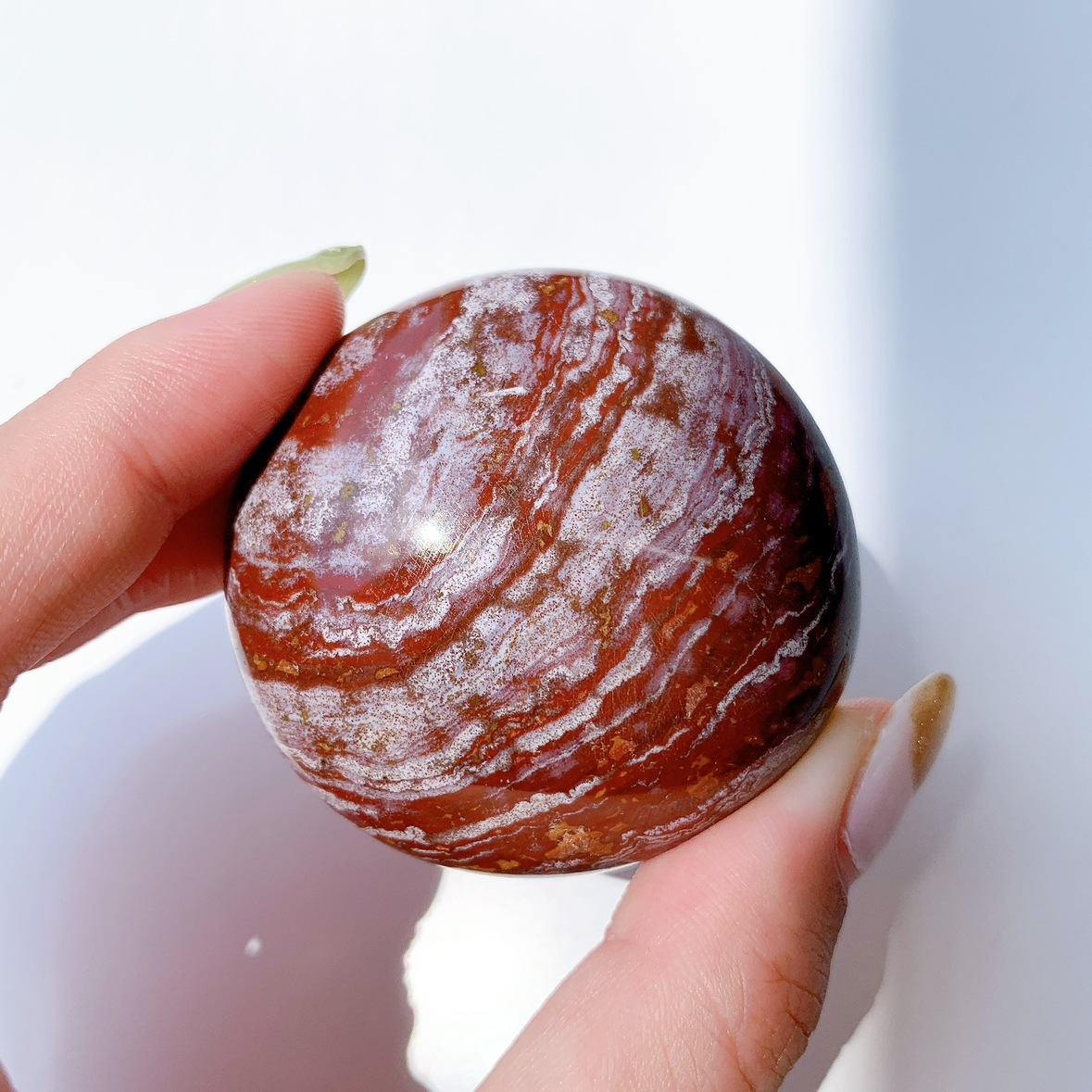 オーシャンジャスパー にぎり石