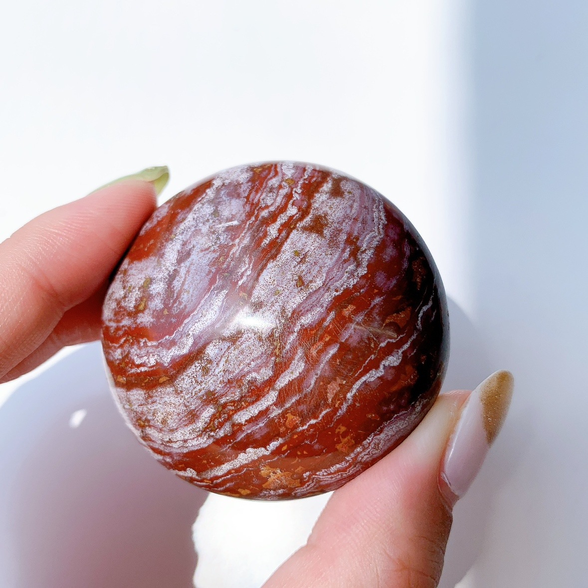 オーシャンジャスパー にぎり石