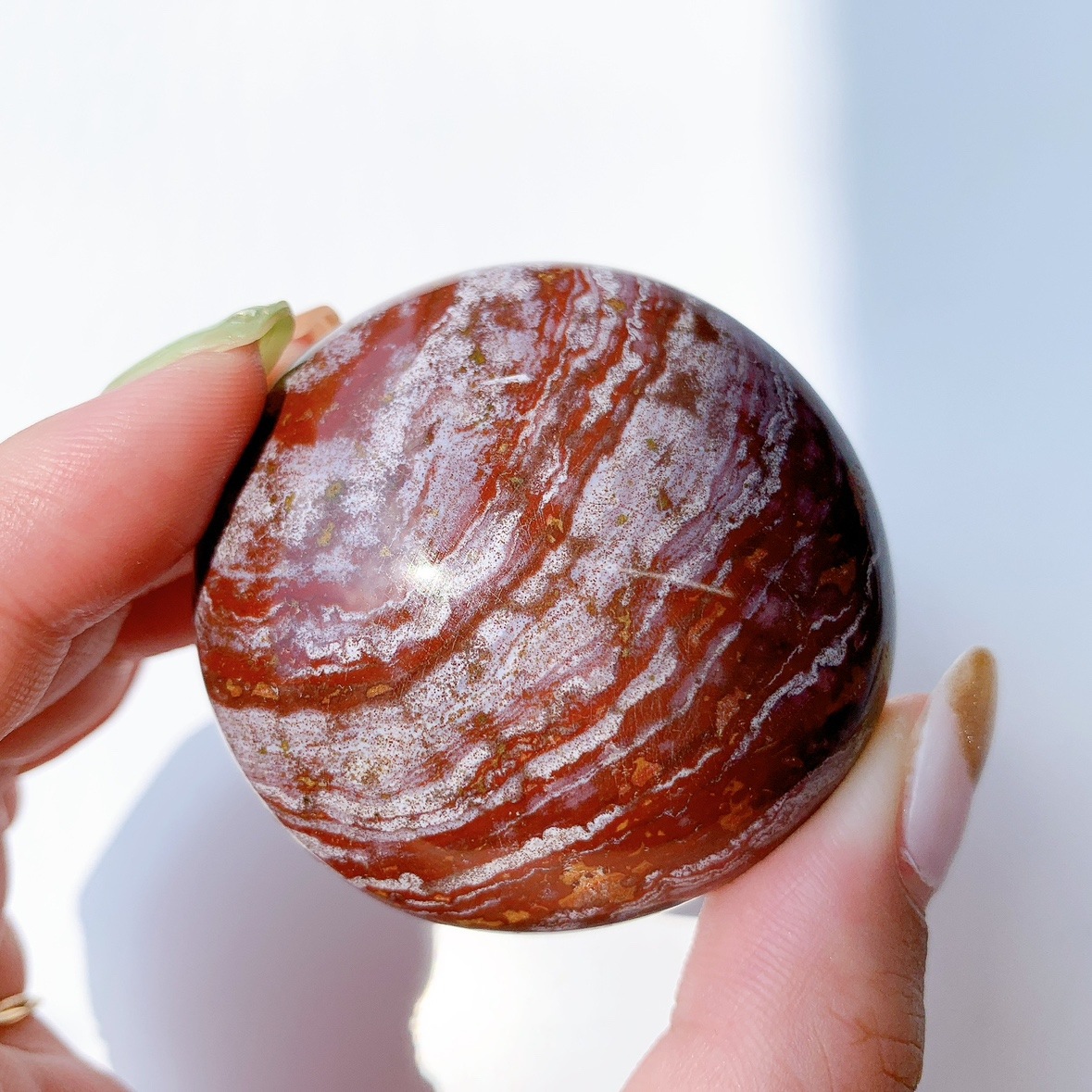 オーシャンジャスパー にぎり石